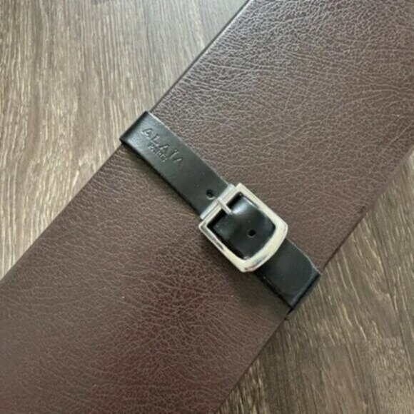 Alaia Black Mesh Ankle Boots - Picture 7 of 8